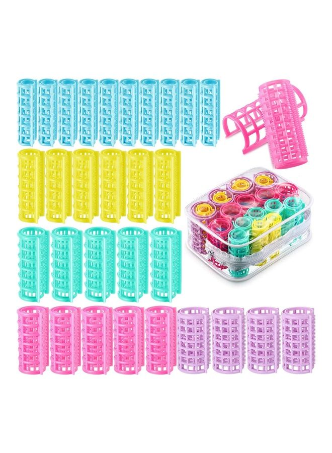 XiuWoo 30-Piece Hair Rollers Multicolour - Image 1