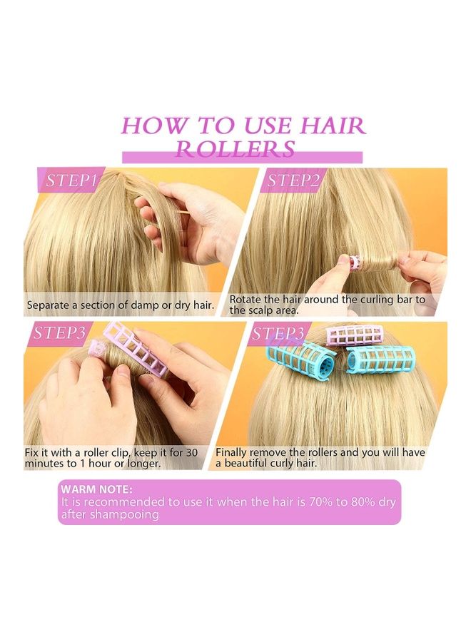 XiuWoo 30-Piece Hair Rollers Multicolour - Image 3