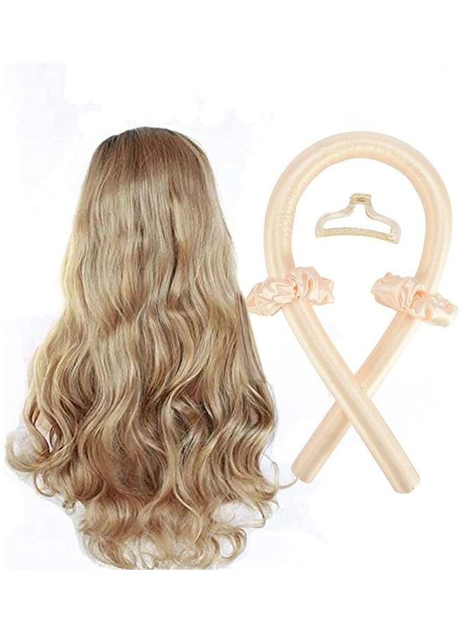 XiuWoo Heatless Hair Curlers Beige - Image 1
