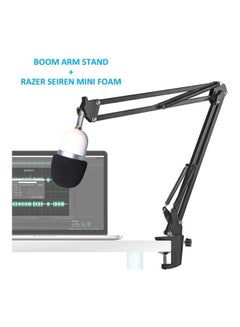 XiuWoo Adjustable Mini Boom Arm Stand with Pop Filter  - Image 2