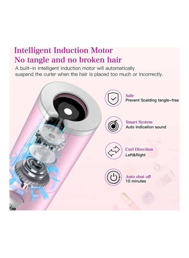 XiuWoo Automatic Hair Curler Set Pink/Black - Image 3