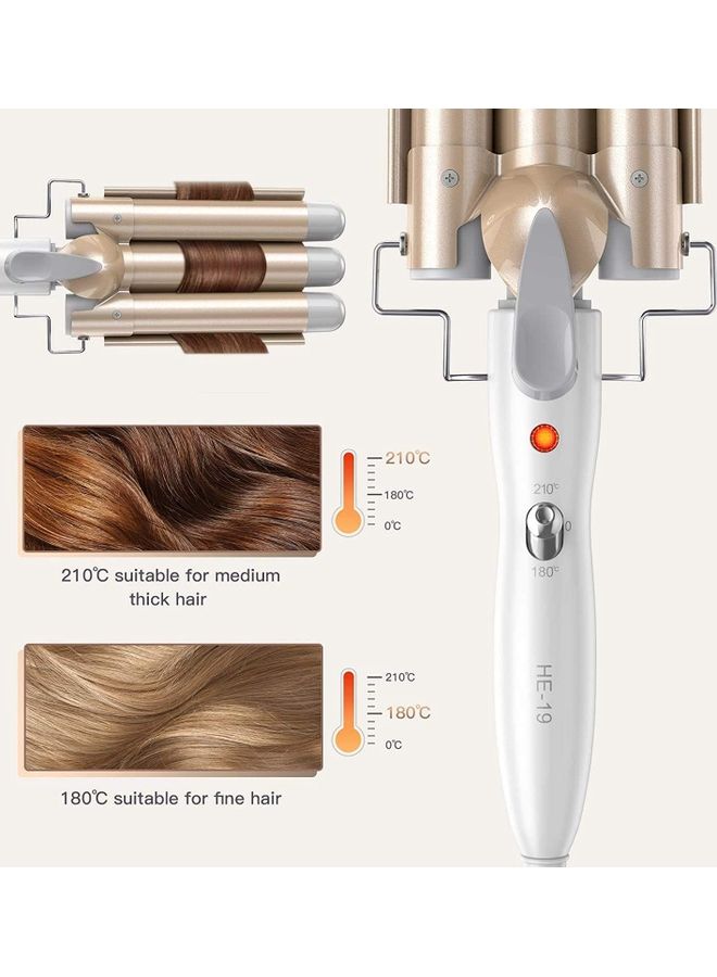 XiuWoo Hair Curler Beige - Image 4