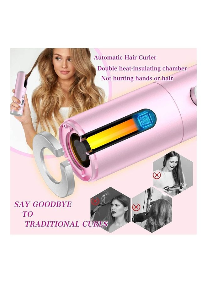 XiuWoo Automatic Hair Curler Set Pink/Black - Image 2