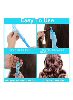 XiuWoo 31-Piece Heatless Spiral Hair Curler Set Multicolour  - Image 5