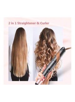 XiuWoo 2-In-1 Hair Curler Set Black/Pink  - Image 3