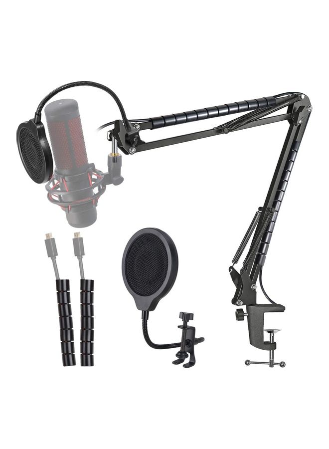 XiuWoo Mic Boom Arm Stand With Windscreen - Image 1