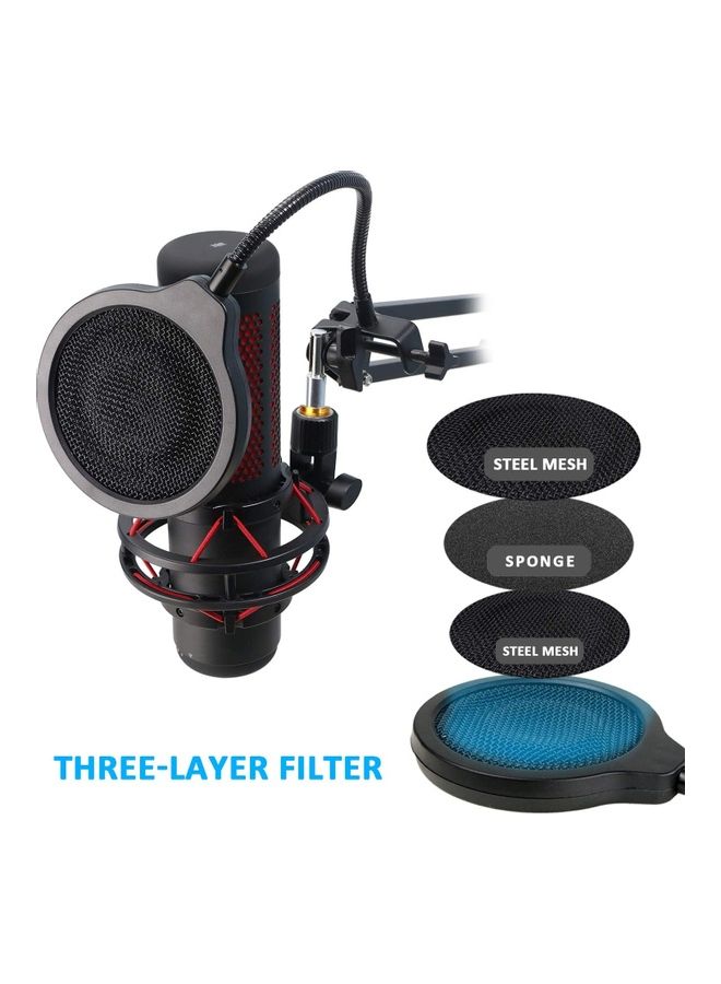 XiuWoo Mic Boom Arm Stand With Windscreen - Image 3