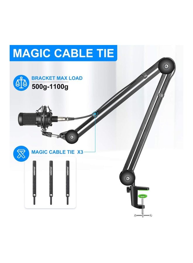 شو وو حامل ميكروفون قابل للتعديل يثبَّت على طاولة صلبة - Image 2