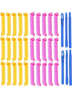 XiuWoo 30-Piece Heatless Magic Hair Curlers Set Multicolour  - Image 1
