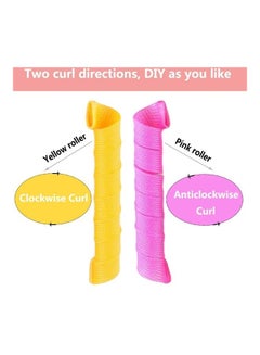XiuWoo 30-Piece Heatless Magic Hair Curlers Set Multicolour  - Image 2