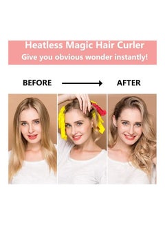 XiuWoo 30-Piece Heatless Magic Hair Curlers Set Multicolour  - Image 5