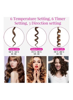 XiuWoo USB Rechargeable Cordless Curling Iron Multicolour  - Image 3