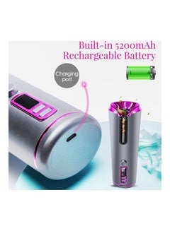 XiuWoo USB Rechargeable Cordless Curling Iron Multicolour  - Image 5