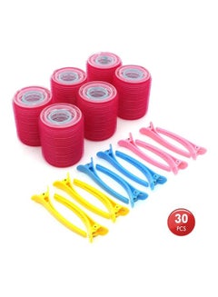 XiuWoo 30-Pieces Self Grip Hair Rollers Multicolour  - Image 1