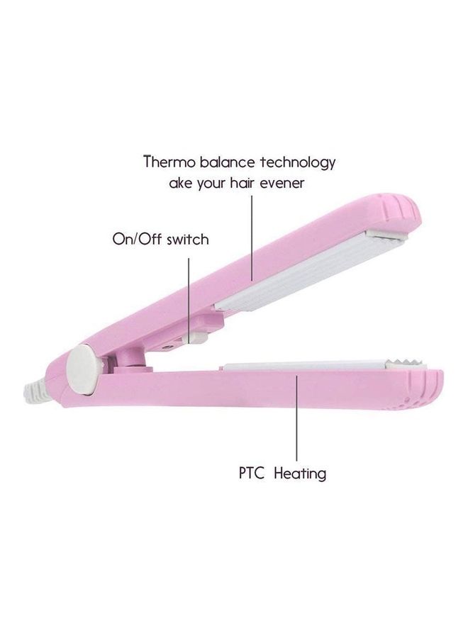 XiuWoo - 2 in 1 Ceramic Mini Hair Curler And Straightener Multicolour - Image 1