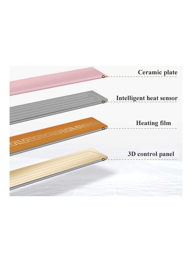XiuWoo - 2 in 1 Ceramic Mini Hair Curler And Straightener Multicolour - Image 1
