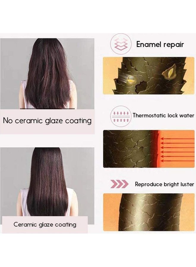 XiuWoo - 2 in 1 Ceramic Mini Hair Curler And Straightener Multicolour - Image 1