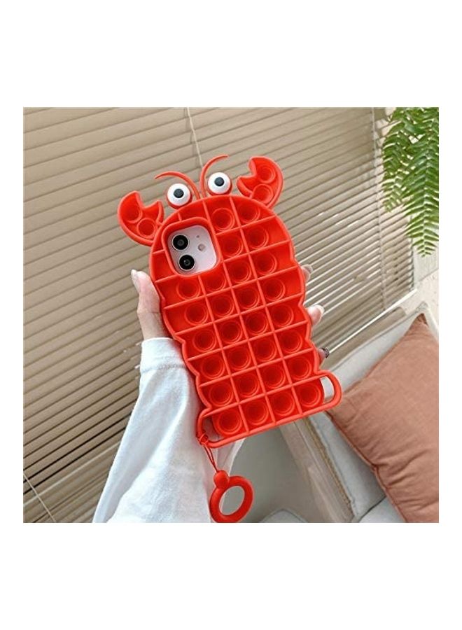 XiuWoo Push It Bubble Protective Case Cover For Apple iPhone 12 Mini Red - Image 2