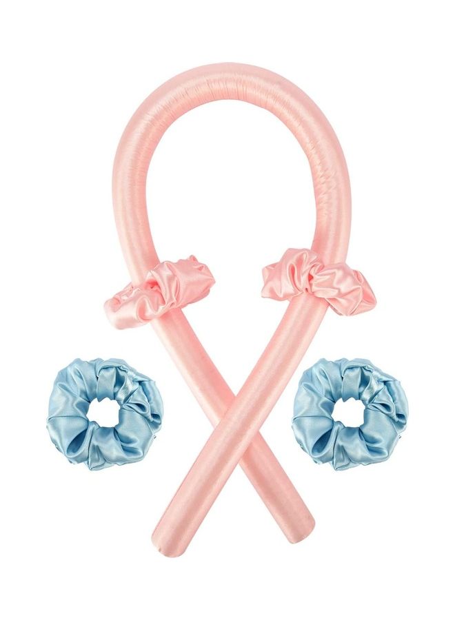 شو وو مجموعة أداة تجعيد ولف الشعر سهلة الاستخدام لون ذهبي وردي/ أزرق - Image 1