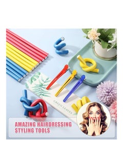 XiuWoo 30-Pieces Flexible Curling Rods Twist Hair Curlers Multicolour  - Image 3