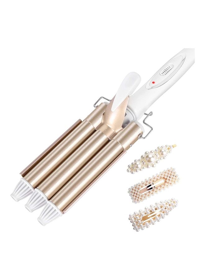 XiuWoo 3 Barrel Waver Hair Curling Iron Multicolour - Image 1