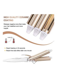 XiuWoo 3 Barrel Waver Hair Curling Iron Multicolour  - Image 4