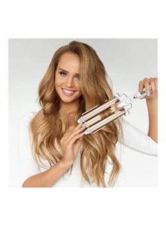 XiuWoo 3 Barrel Waver Hair Curling Iron Multicolour  - Image 5