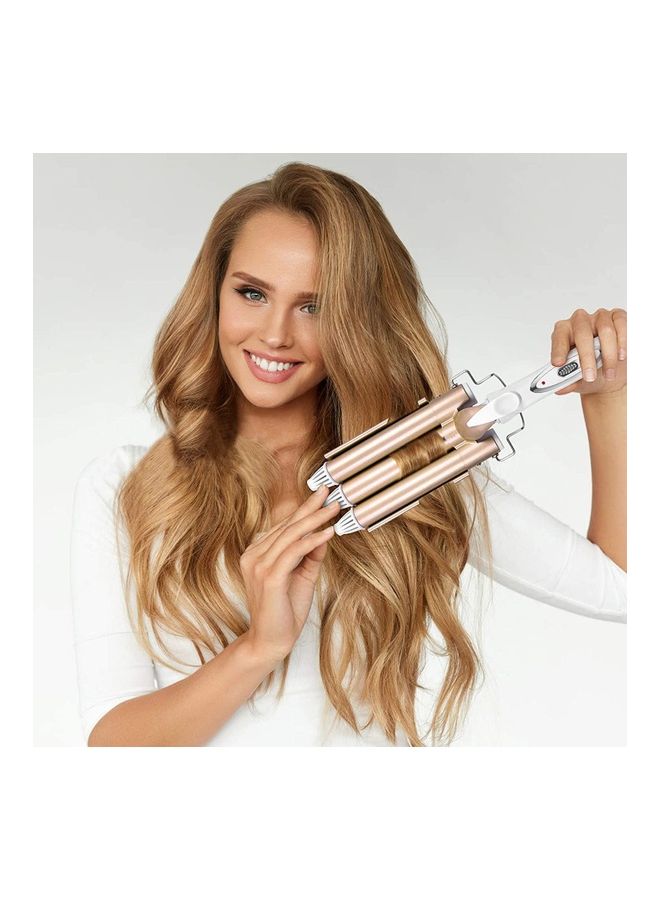 XiuWoo 3 Barrel Waver Hair Curling Iron Multicolour - Image 5