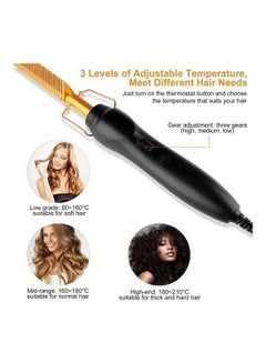 XiuWoo Heating Comb Hot Hair Straightener Multicolour  - Image 4