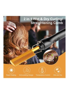XiuWoo Heating Comb Hot Hair Straightener Multicolour  - Image 5