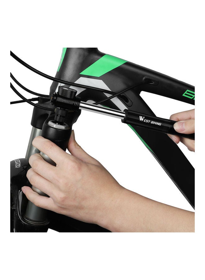 ويست بايكنج منفاخ دراجة مع مقياس ضغط الهواء العالي - Image 4