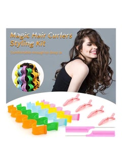 XiuWoo 30-Piece Hair Curlers Styling Kit Multicolour  - Image 2