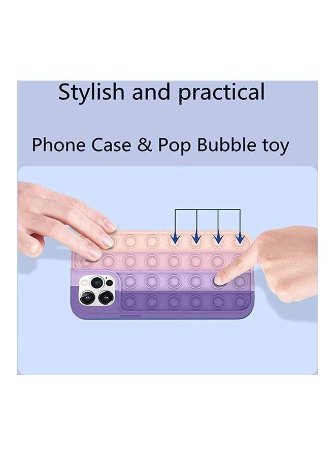 XiuWoo Pop Bubble Case Cover For Apple iPhone 12 Pro Max Purple/Pink/Peach - Image 4