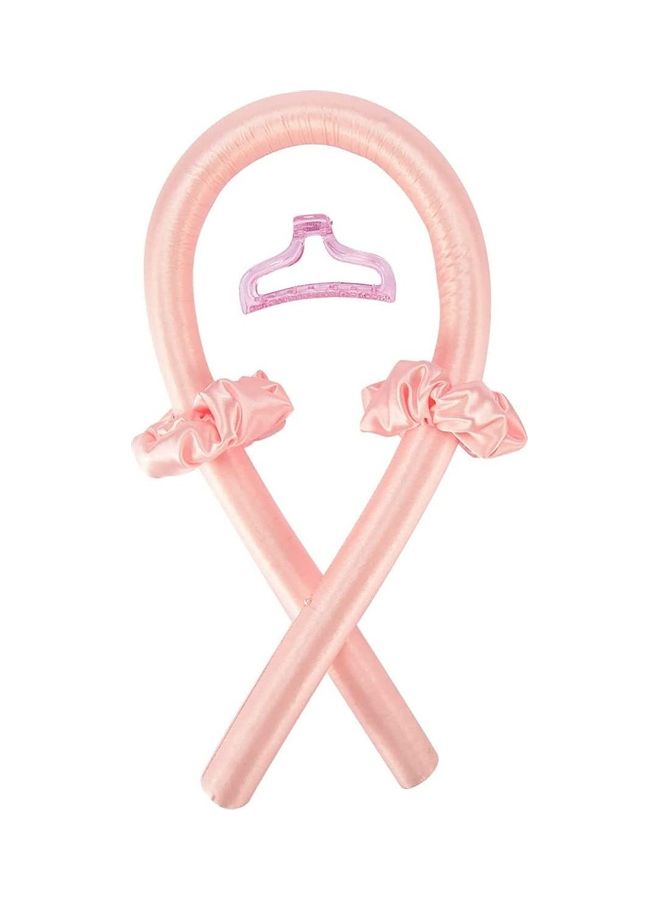 XiuWoo Heatless Curling Roller Set Pink