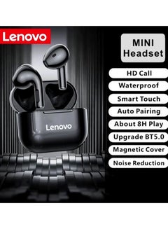Lenovo LP40 TWS Wireless Earphone Bluetooth 5.0 Dual Stereo Bass Touch Control IP54 Life Waterproof Black  - Image 2
