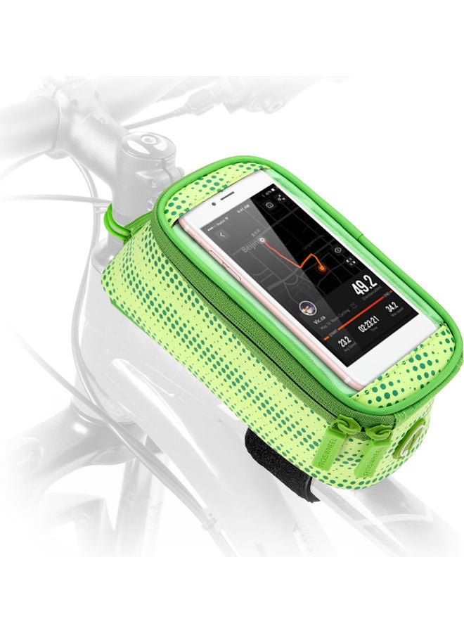 Generic Touch Screen Waterproof Front Top Tube Bicycle Pouch - Image 1