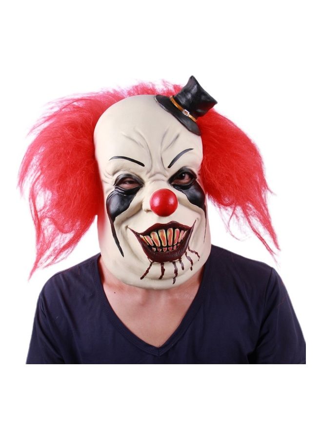 Realistic Expression Funny Latex Clown Mask  - Image 1