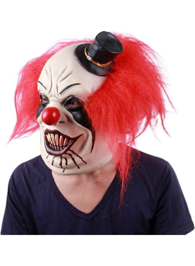 Realistic Expression Funny Latex Clown Mask  - Image 2
