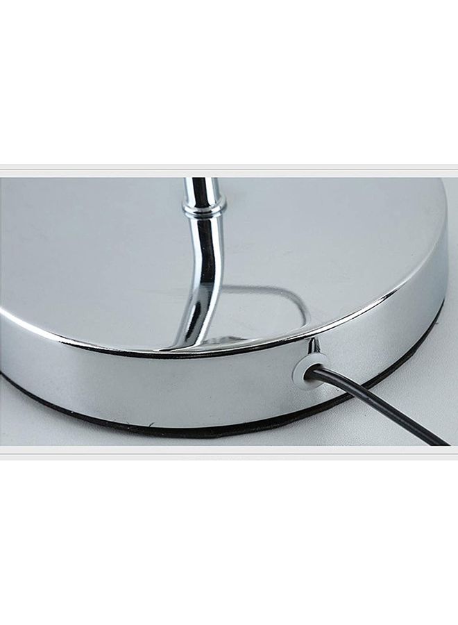 XiuWoo Decorative LED Bedside Feather Design Table Lamp Pink/Silver - Image 3