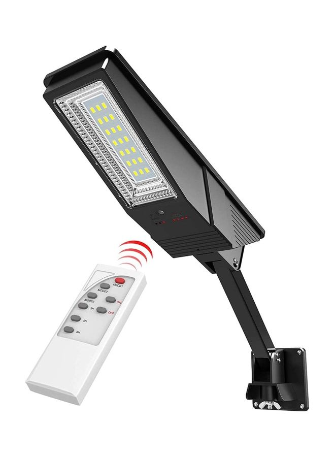 شو وو ضوء LED للأماكن الخارجية ضد الماء ويعمل بالطاقة الشمسية مع جهاز تحكم عن بعد أسود/فضي - Image 1