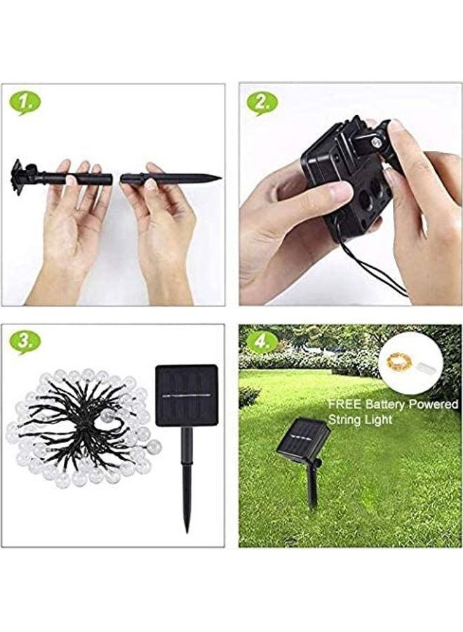 XiuWoo 30-LED Solar String Decor Light Yellow - Image 3