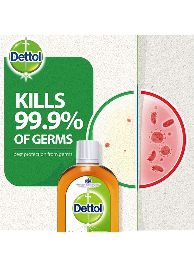 ديتول مجموعة سائل مظهر ومعقم قاتل للبكتيريا والفيروسات من 6 قطع بني 6x2لترات - Image 3