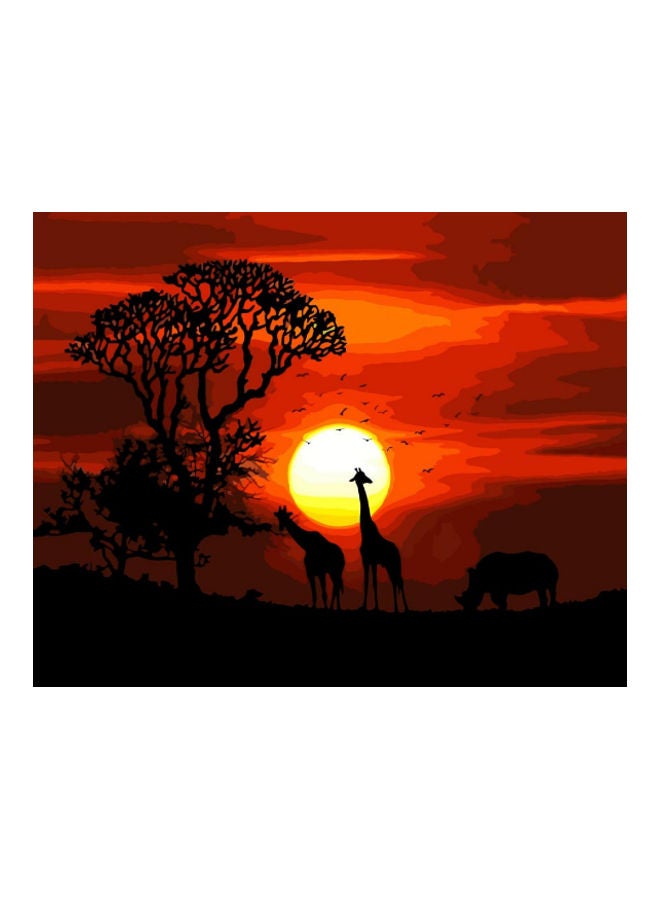 Life Full DIY Paint by Numbers Wildlife by Robert Irwin Multicolour  - Image 1