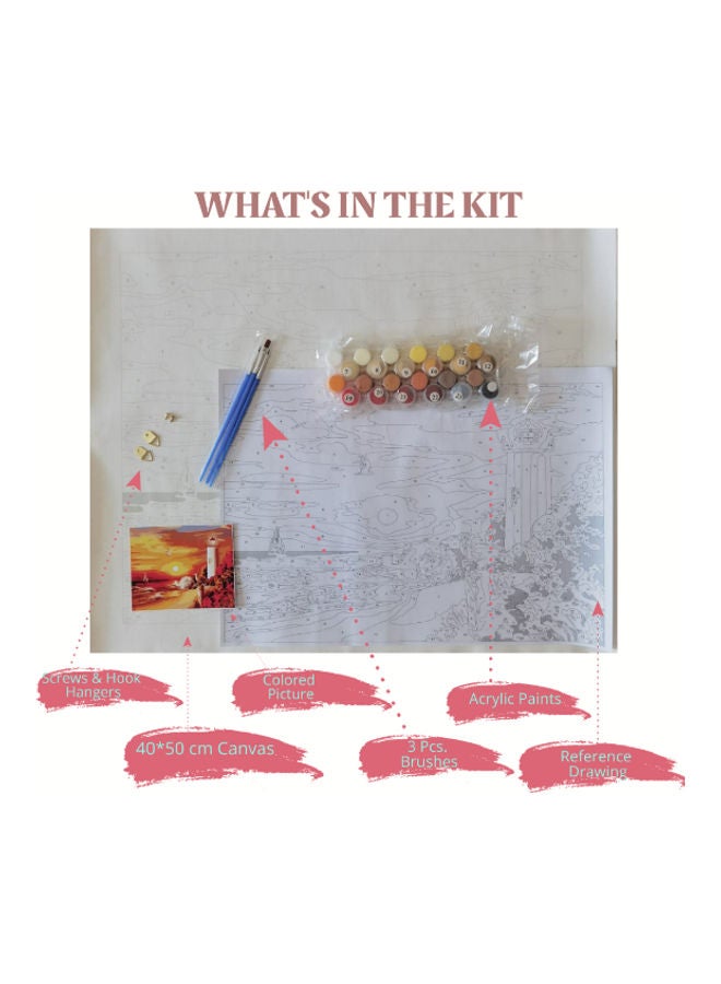 Life Full DIY Paint by Numbers Wildlife by Robert Irwin Multicolour  - Image 3