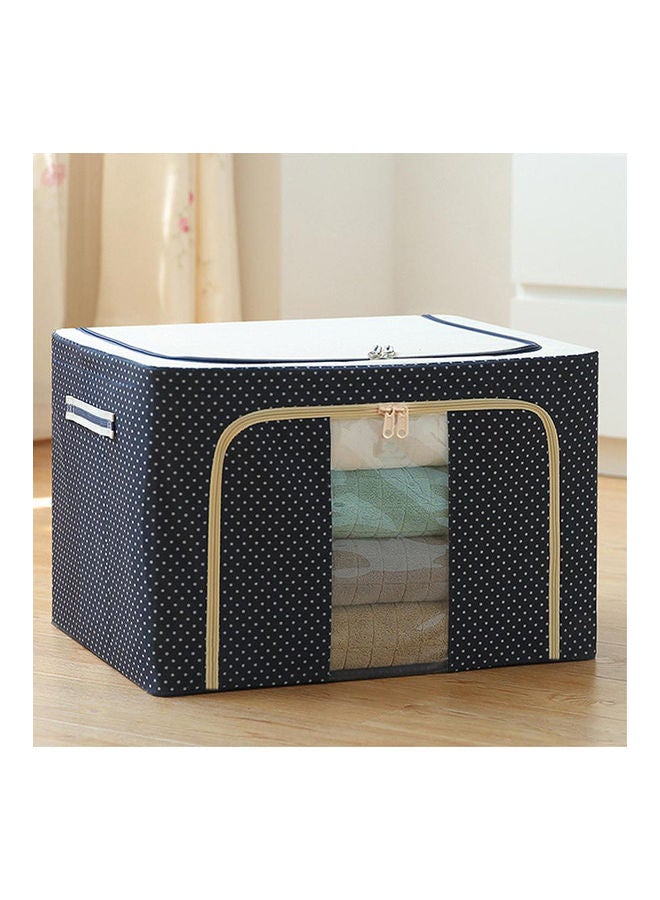 Oxford Cloth Storage Foldable Box with Steel Frame Blue/White - v1621069494/N47439936A_3