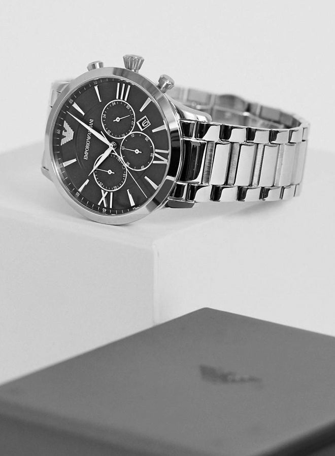 EMPORIO ARMANI Men's Giovanni Water Resistant Chronograph Watch AR11208 - Image 4