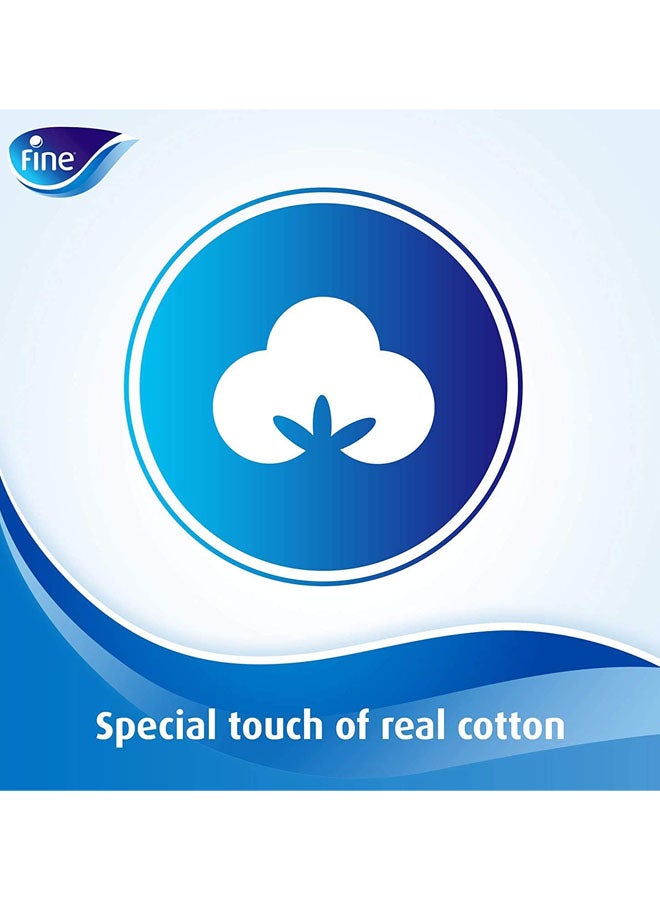 Fine 150-Piece Sterlized Facial Tissue Set Pack Of 5 White  - Image 3