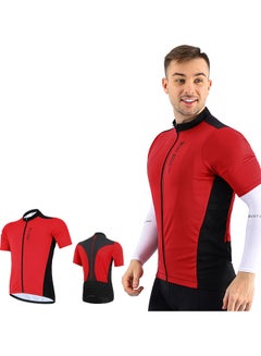 Multi-Function Skin-Friendly Cycling Jersey Red