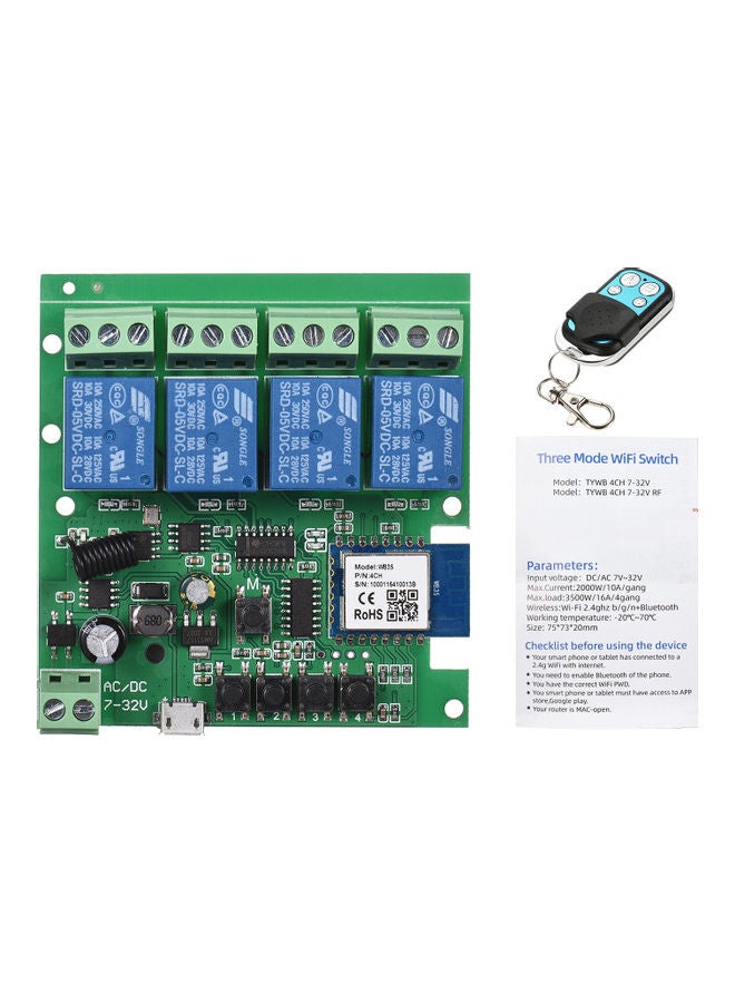 Wireless Switch Module Development Timing IOS/Android App Control Support Multicolour
