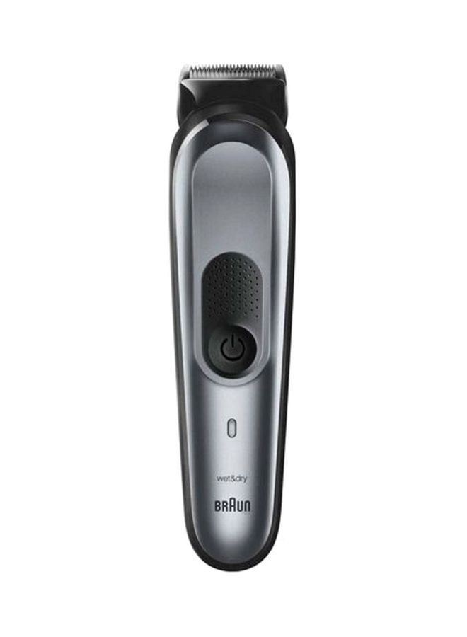 BRAUN - All-In-One Trimmer Mgk7221 For Face, Hair And Body Silver/Black - Image 1